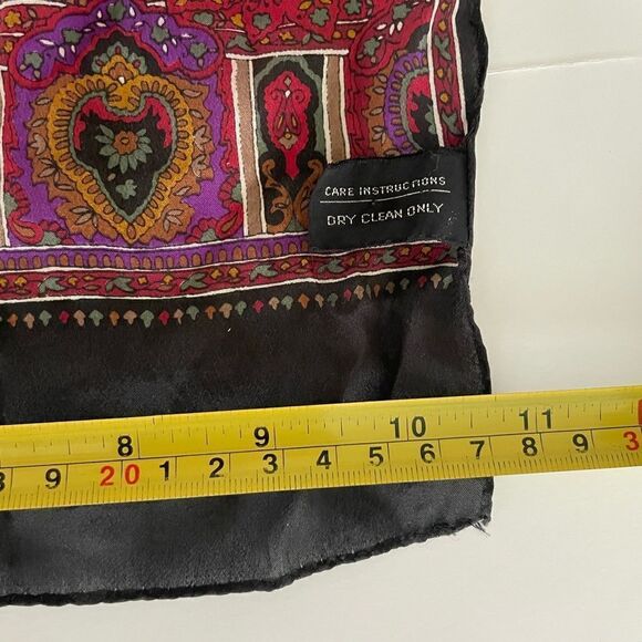 The Specialty House Vibrant Colors Silk Scarf - Picture 6 of 8